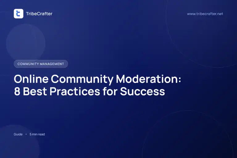 online community moderation tips