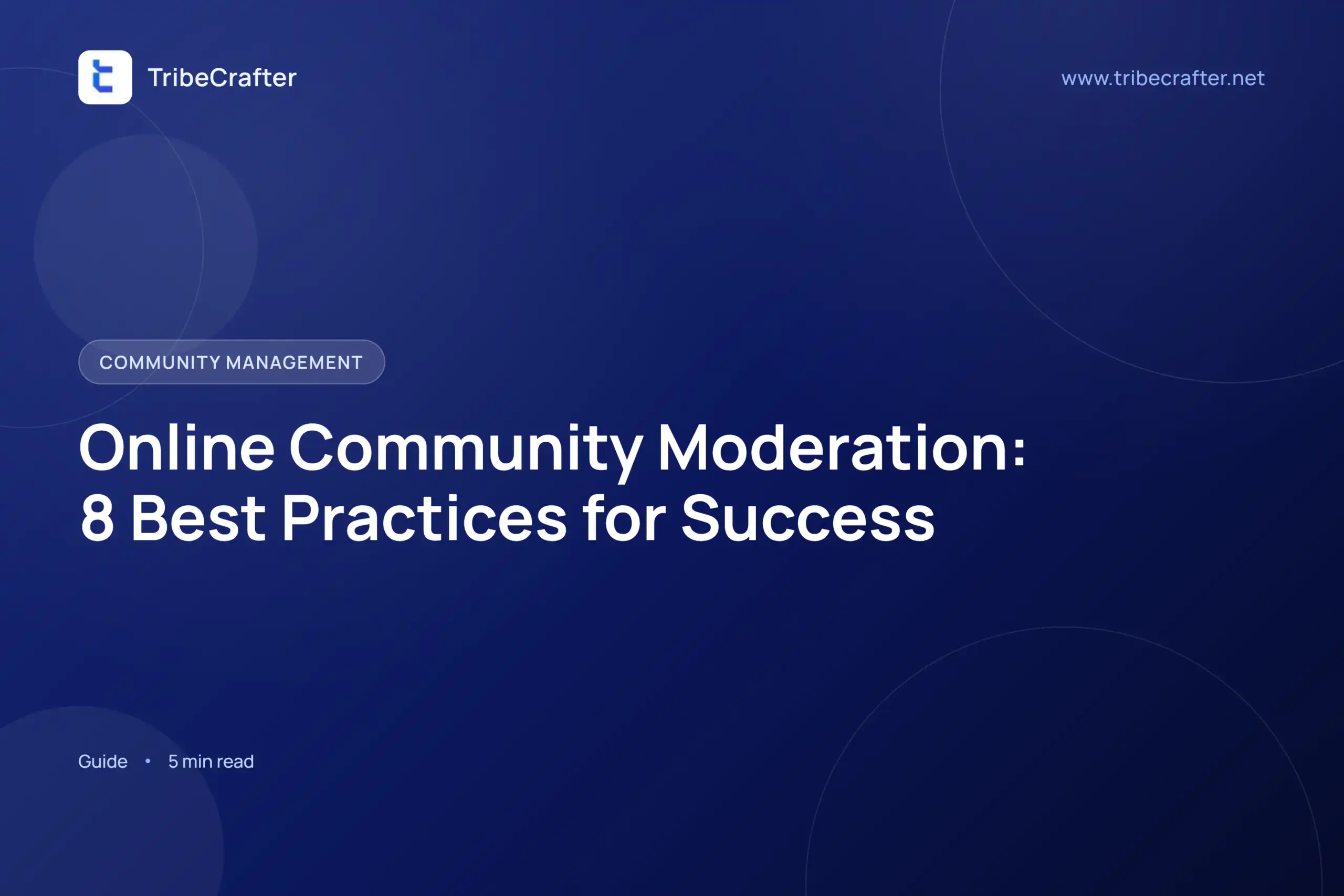 online community moderation tips